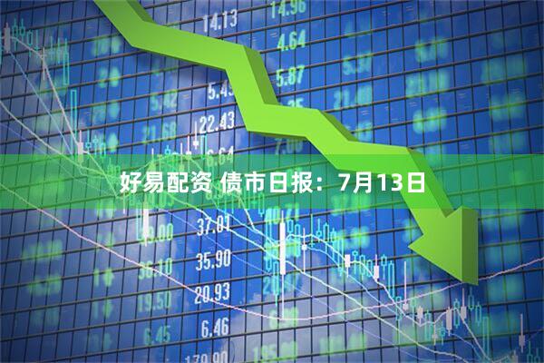 好易配资 债市日报：7月13日